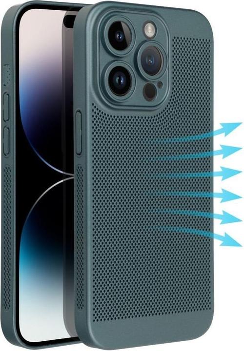 Image du produit OEM Back panel cover BREEZY case for SAMSUNG S24 Plus green (Samsung Galaxy S24+)