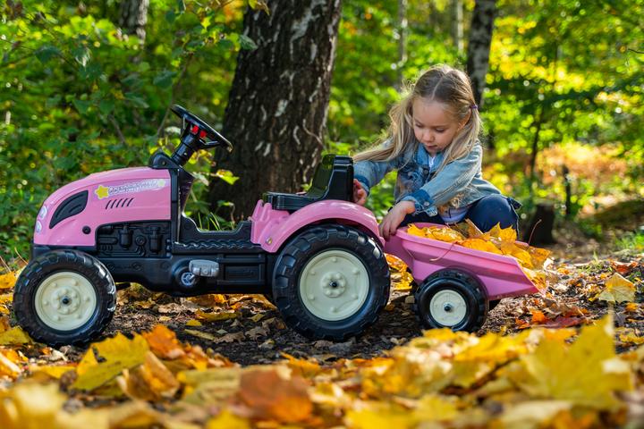 Immagine prodotto Falk Toys Trattore M per bambini con rimorchio