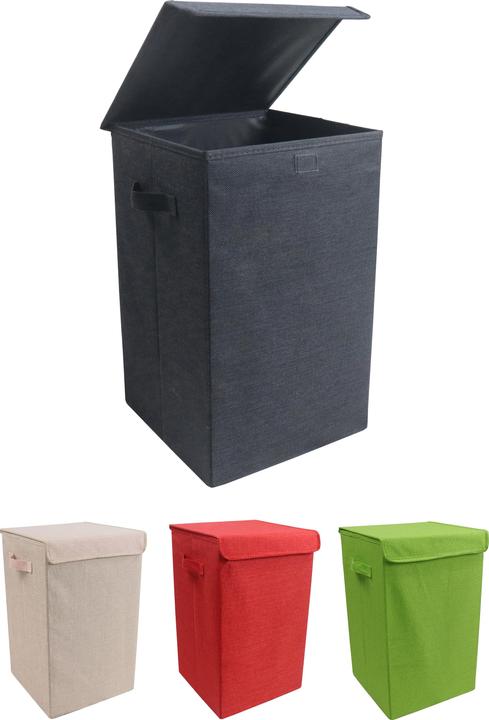 Actual product image VCM Laundry basket Laundry box Fabric box with lid Dreso M