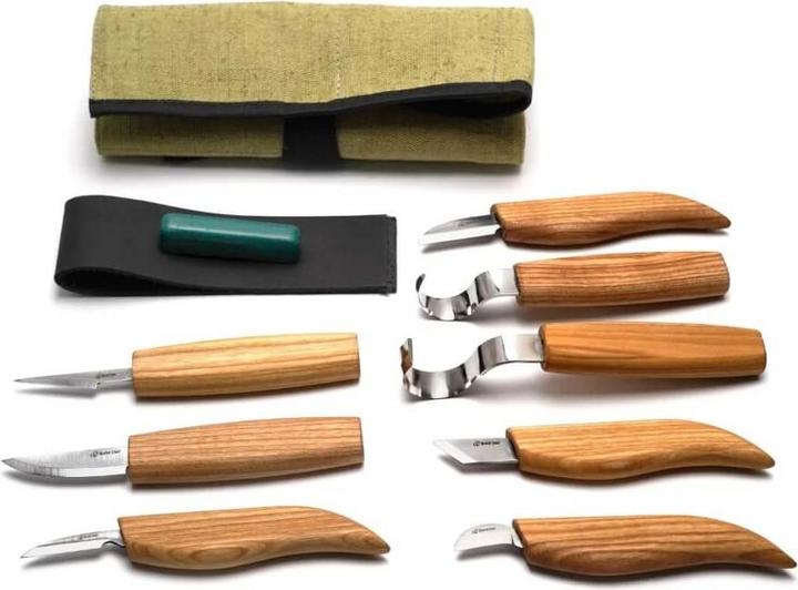 Image du produit Beaver Craft S08 Set de base avec 8 couteaux (15 mm)