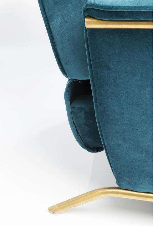 Immagine prodotto Kare Design Sedia relax Lazy Velvet Blue