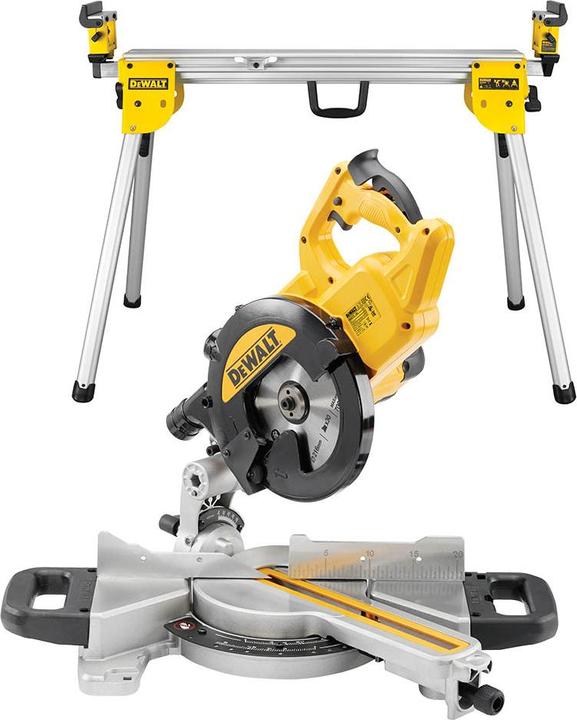 Image du produit DeWalt Châssis (compact) DE7033 pour scies à onglet et tronçonneuses (25 cm, 250 cm)