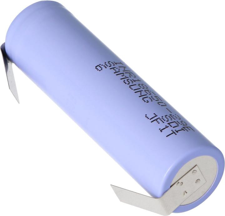 Actual product image Samsung Battery INR18650 29E + solder tag U (1 pcs., 18650, 2900 mAh)