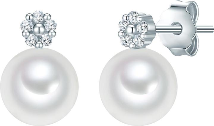 Image du produit Valero Pearls Femme argent sterling zirconium perle d'eau douce de culture argent - 32370 (Argent Sterling)