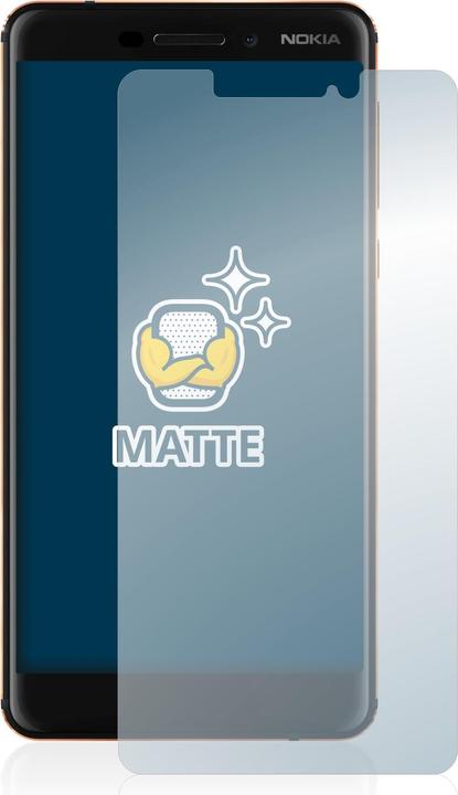 Actual product image BROTECT Anti-glare screen protector matt (2 Piece, Nokia 6.1)