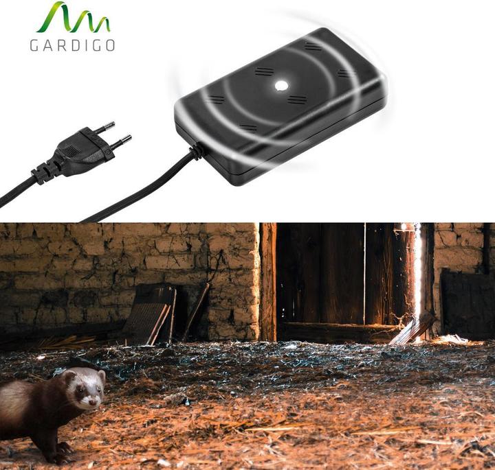 Produktbild Gardigo Marderabwehr Funktionsart Ultraschall, Multifrequenz Wirkungsbereich 50