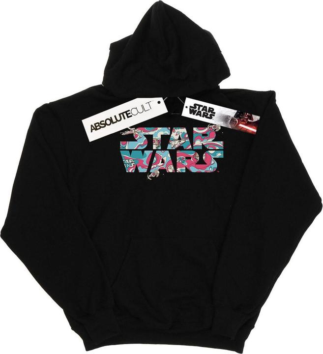 Produktbild Star Wars Wavy Ship Logo Kapuzenpullover Mädchen (152, 158)