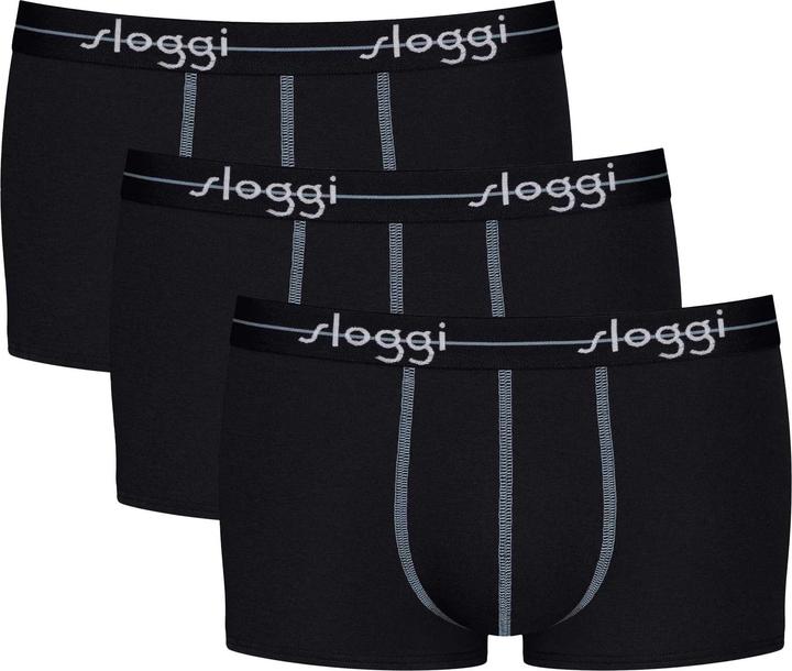 Produktbild Sloggi Boxershort Casual Figurbetont (XXL, 3er Pack)