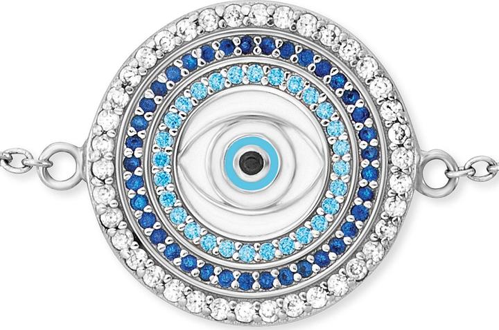 Produktbild Engelsrufer Armband Lucky Eye (19 cm, 925er Silber, Mit Stein(en), Emaille)