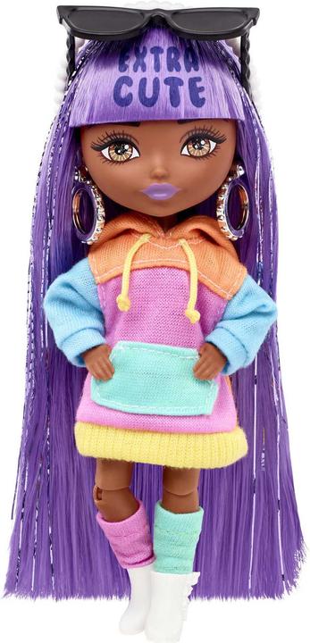 Barbie Extra Mini Puppe mit lavendelfarbenen Haar
