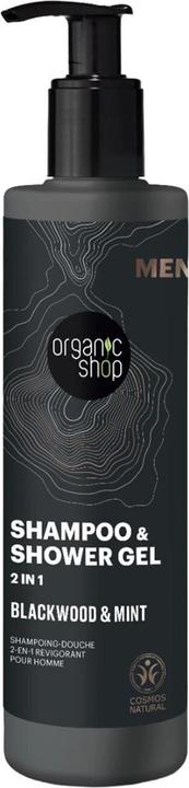 Actual product image Organic Shop Shampoo and Shower Gel 2 in 1 Blackwood Mint (280 ml)