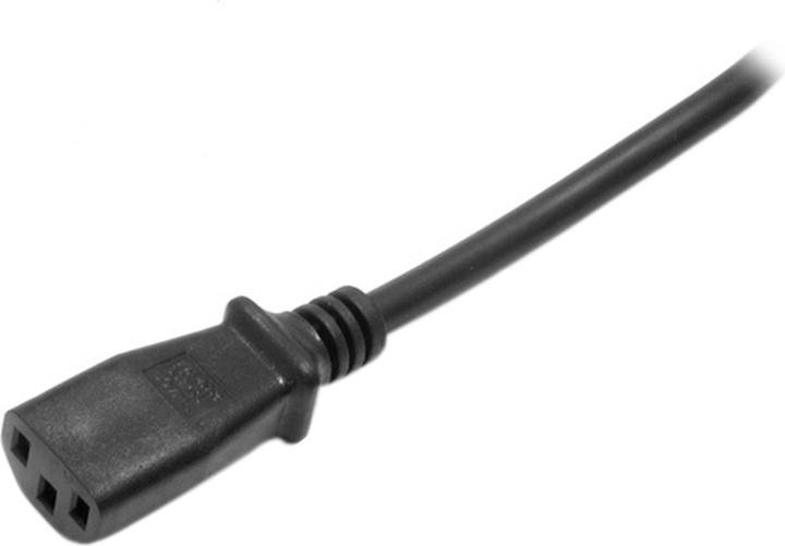 Actual product image StarTech 1.8m Schuko cold appliance plug power cable - CEE7 to IEC320 C13 power cable for computers (1.80 m)