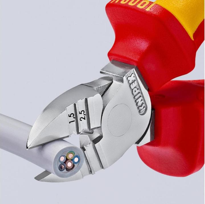 Image du produit Knipex Pince à dénuder coupante de côté (160 mm)