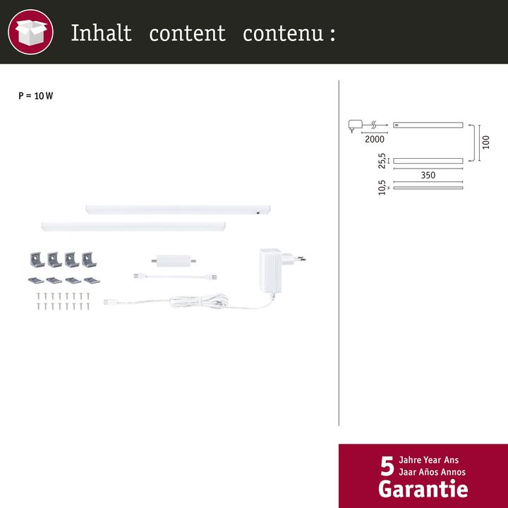 Actual product image Paulmann Under-cabinet light Inline Set (500 lm)