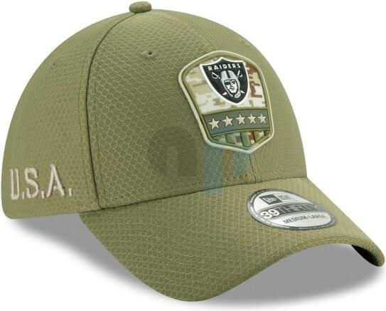 Produktbild New Era 39Thirty NFL Salute to Service Oakland Raiders Cap (S/M)