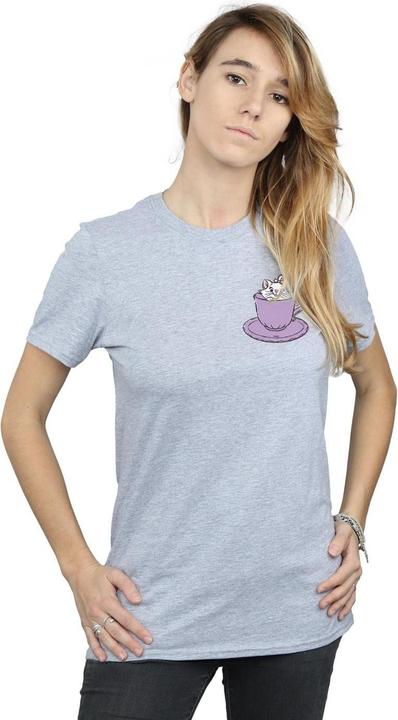 Immagine prodotto Disney Aristocats Marie In Cup Breast Print Maglietta Ampia Donna (L)