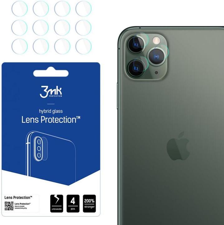 Immagine prodotto 3MK hybrid glass Lens Protection for iPhone 11 Pro Max (1 Pezzo/i, Apple iPhone 11 Pro Max)