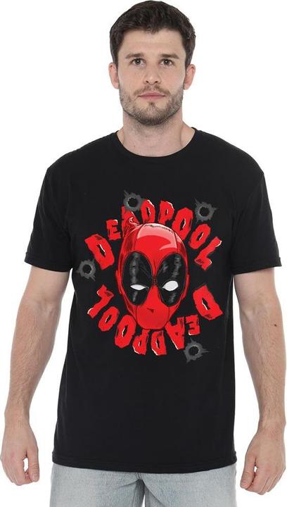 Actual product image Deadpool Mens Head T-Shirt (4XL)