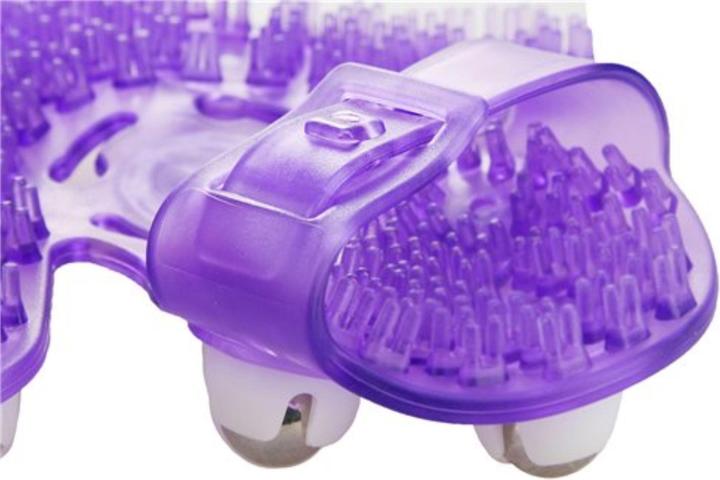 Image du produit PowerBullet Gant de massage à billes violet