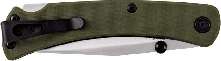Image du produit Buck 110 SLIM PRO TRX, vert, acier S30V, inoxydable, Back Lock, poignée G10, clip de poche Tip Up (9.50 cm)