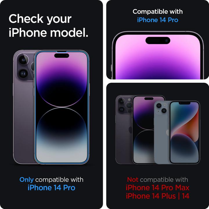 Actual product image Spigen EZ Fit (2 Piece, Apple iPhone 14 Pro)