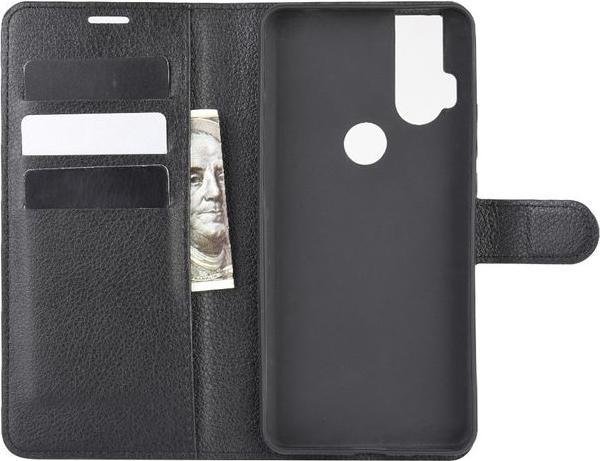 Produktbild MU Classic Litchi Leder Bookcover Series (Motorola One Hyper)