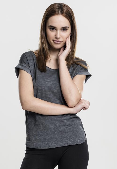 Immagine prodotto Urban Classics Tee lungo da donna a forma di schienale con tintura spray (S)