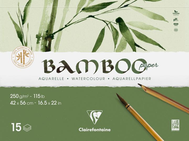 Immagine prodotto Clairefontaine Blocco di bambù (250 g/m², 20 x)