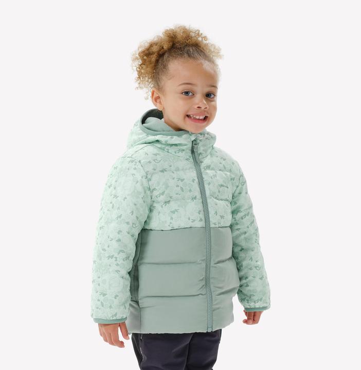 Image du produit Quechua Veste d'hiver pour jeunes enfants taille 92-116 randonnée - NH500 vert (122)