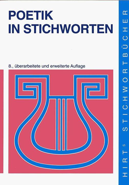 Actual product image Poetik in Stichworten (German, Martin Neubauer, Ivo Braak, 2001)