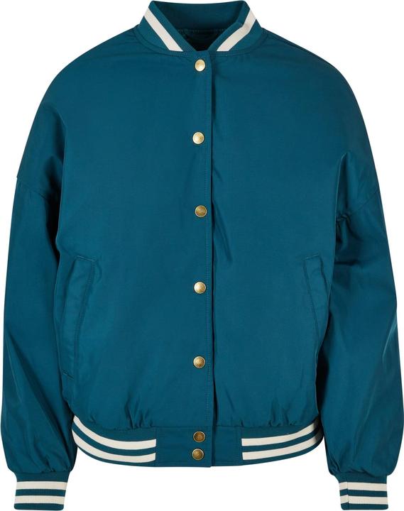 Actual product image Urban Classics Ladies Oversized Recycled College Jacket - 20391 (5XL)