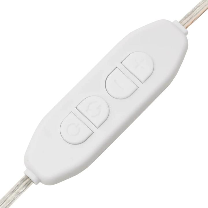 Actual product image VidaXL Wandspiegel mit LED-Leuchten 20x50 cm Glas Oval (20 x 50 cm)