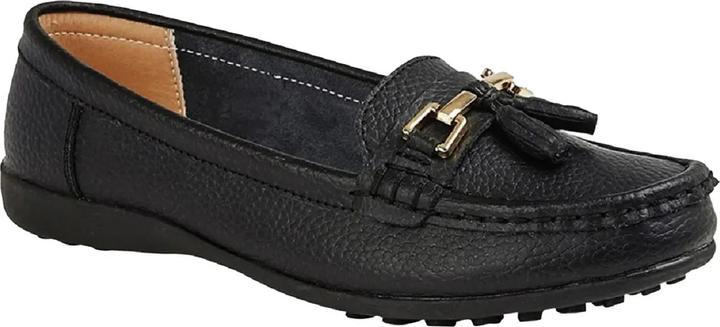 Boulevard Sattel Schlupfschuhe Aktion Leder