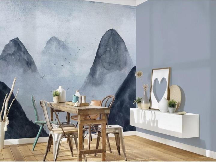 Produktbild Livingwalls Designwalls Misty Rocks Berge (350 x 255 cm)