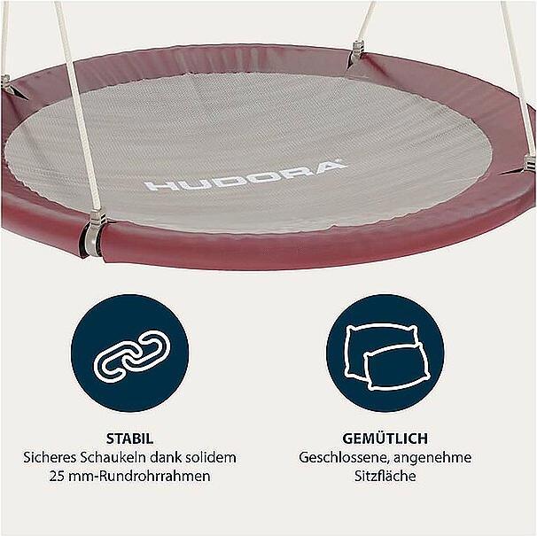 Actual product image Hudora Nest Swing Lounge 110cm, Amber