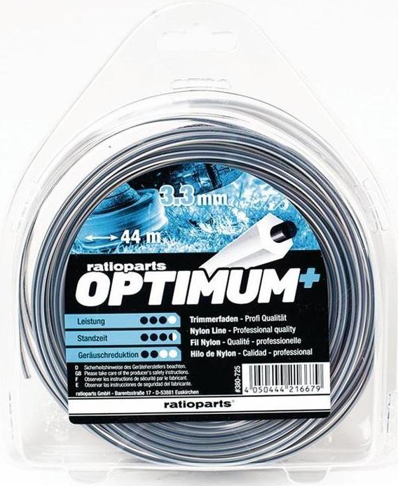 Actual product image Ratioparts Nylon thread Optimum ( 4000722073 ) Thread thickness 3.3 mm Thread length 44 m (Garden machinery attachment)