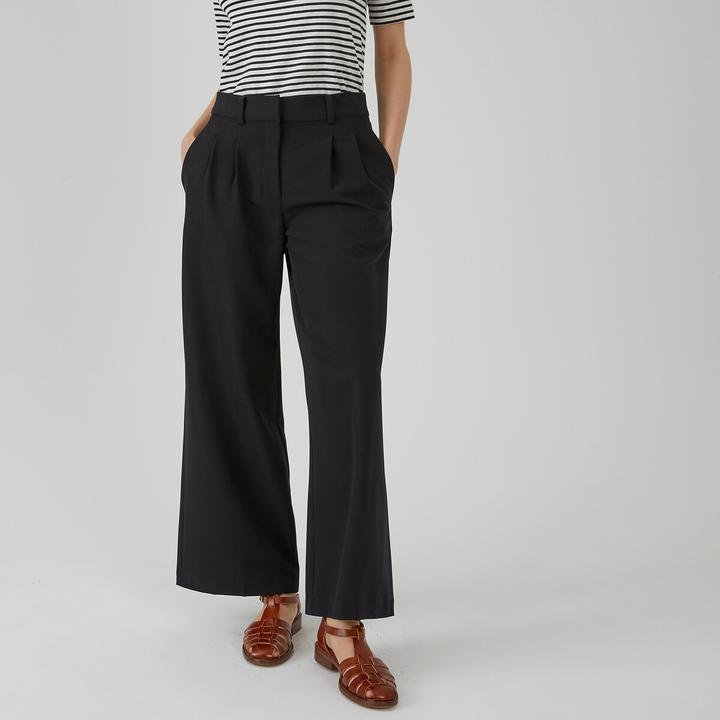 Produktbild La Redoute Collections Weite Bundfaltenhose (40)