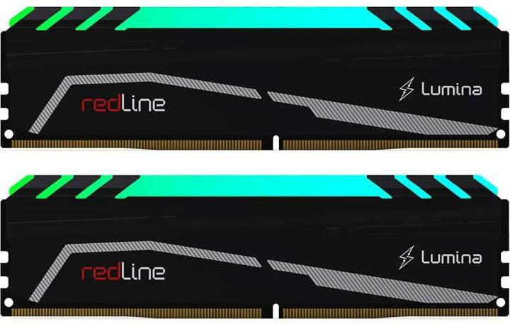 Actual product image Mushkin DDR4 64GB 3600- CL - 18 Redline Lumina RGB Dual Kit (2 x 32GB, 3600 MHz, DDR4-RAM, DIMM)