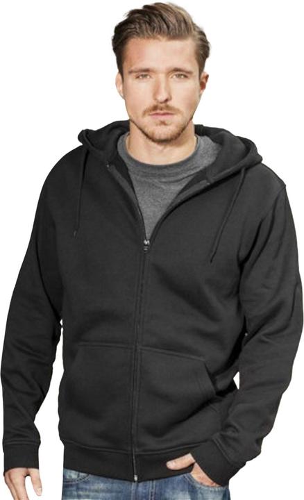 Image du produit Build Your Brand Hommes Plain Full Zip Hoodie (XS)