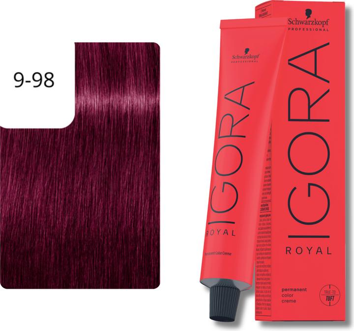 Produktbild Schwarzkopf Professional Igora Royal (9-98 Extra Hellblond Violett Rot)