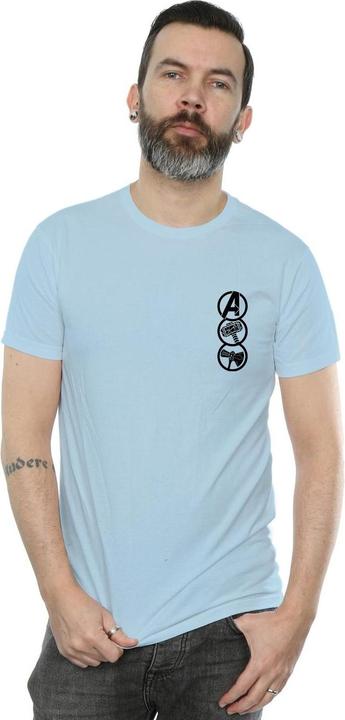 Actual product image Mens Thor Love And Thunder Icons T-Shirt (S)
