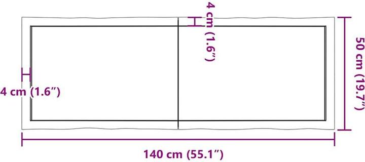 Produktbild VidaXL Aneta (140 x 50 x 6 cm)