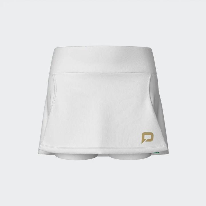 Pallap Women's Competition Skort white/mat gold