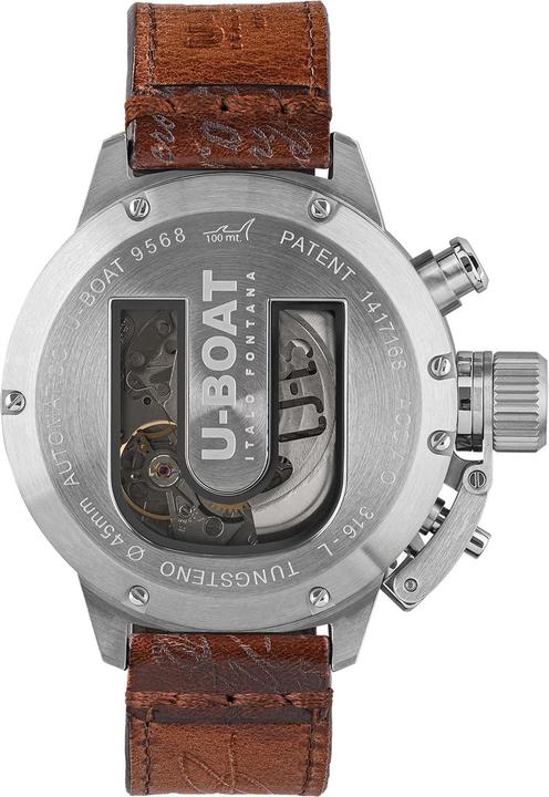 Image du produit U-Boat 9568 Classico 45 mm Tungsteno CAS 2 Montre homme 10ATM (Chronographe, 45 mm)