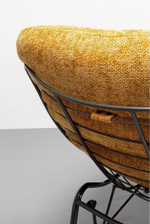 Image du produit Kare Design Fauteuil + pouf Vienna Swing Jaune