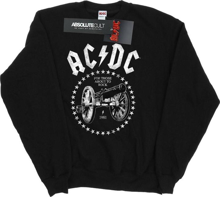 Actual product image AC/DC Boys We Salute You Cannon Sweatshirt (152, 158)