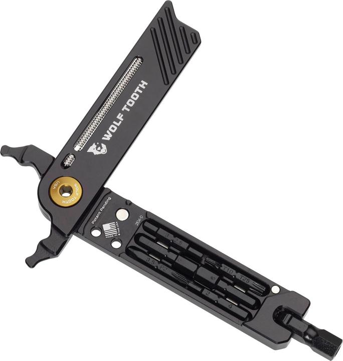 Produktbild Wolf Tooth 8-Bit Pliers Kombizange/Multitool, black/gold (17 Funktionen)