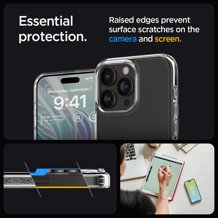 Produktbild Spigen Ultra Hybrid iPhone 15 Pro Max 6,7" crystal clear (Apple iPhone 15 Pro Max)