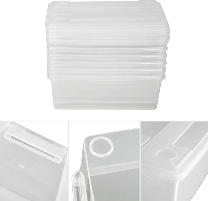 Actual product image tectake Storage boxes (33 x 23 x 12 cm, 9 l)