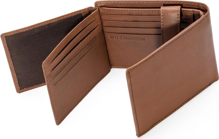 Image du produit Farmhood Porte-monnaie Nashville protection RFID cuir 13 cm